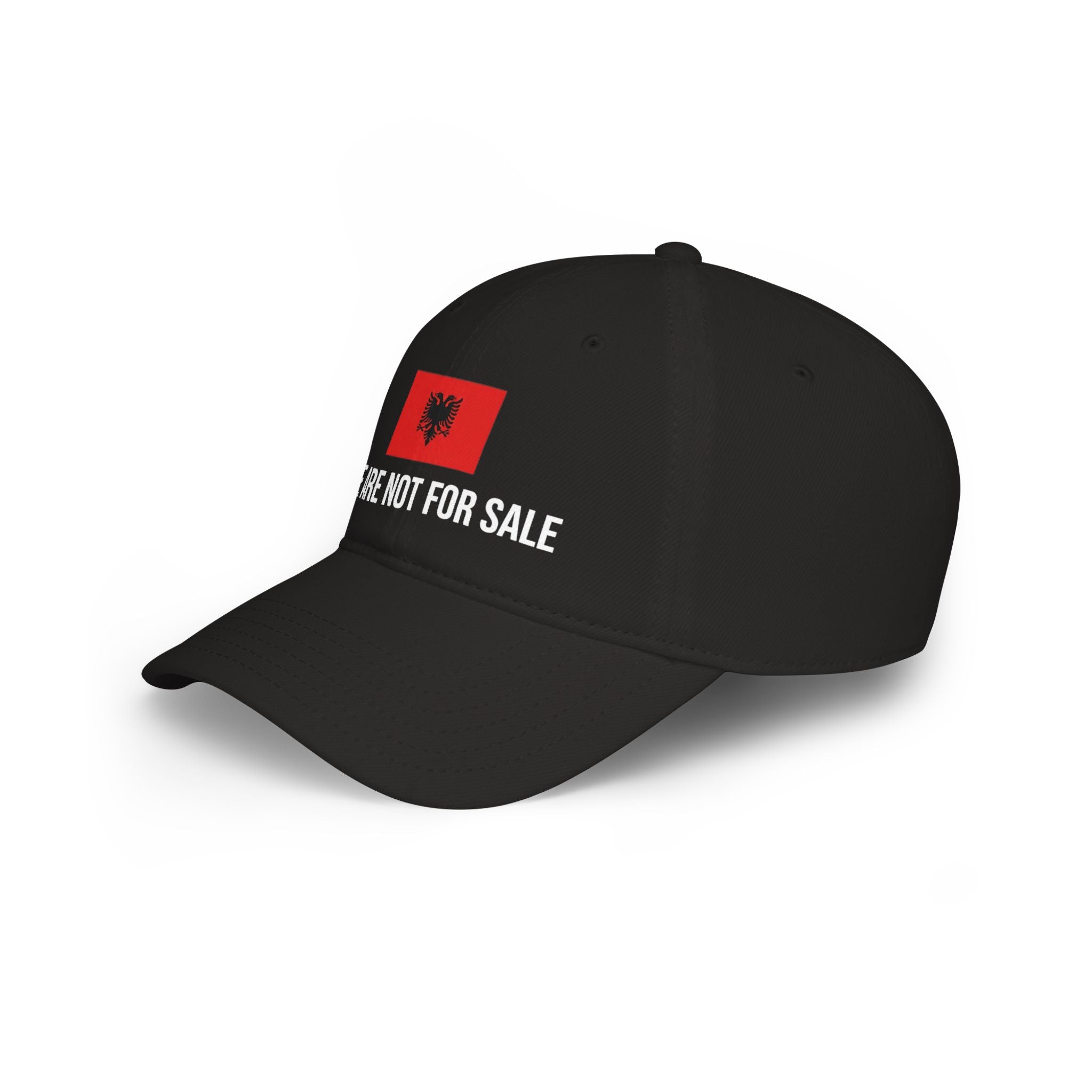 Albanian Flag 'We Are Not For Sale' Low Profile Baseball Cap
