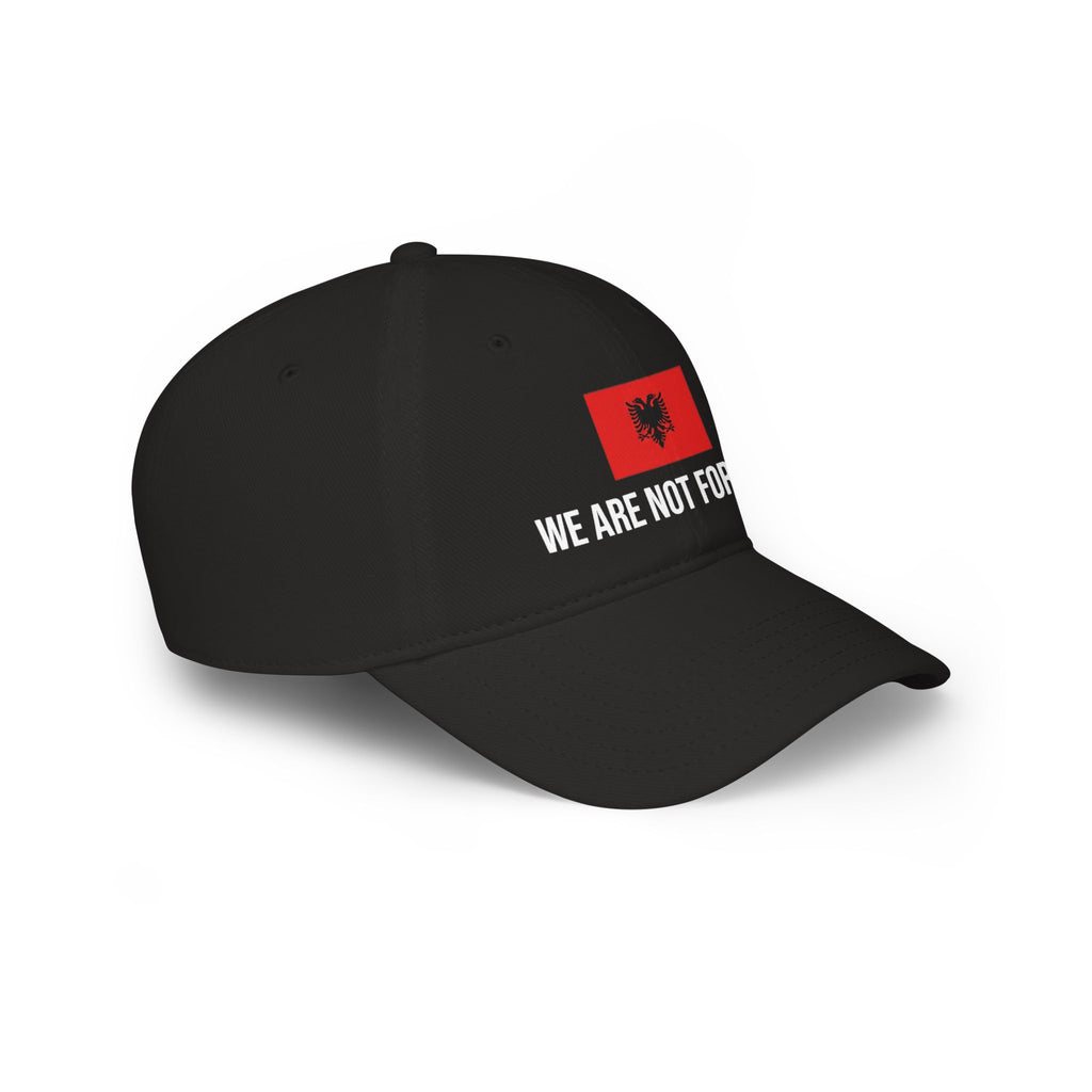 Albanian Flag 'We Are Not For Sale' Low Profile Baseball Cap